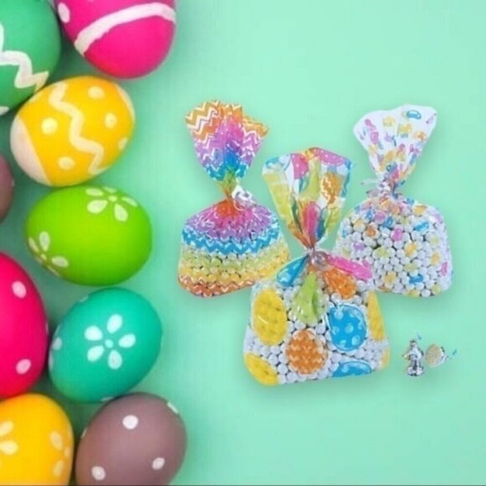 Easter Cellophane Bags 12 Pack